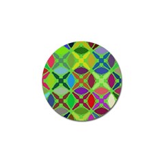 Abstract Pattern Background Design Golf Ball Marker by Nexatart