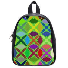 Abstract Pattern Background Design School Bags (small)  by Nexatart