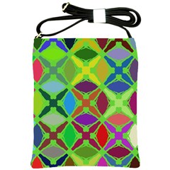 Abstract Pattern Background Design Shoulder Sling Bags by Nexatart