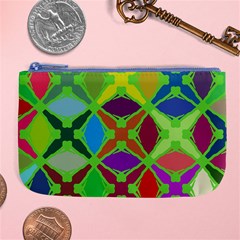 Abstract Pattern Background Design Large Coin Purse