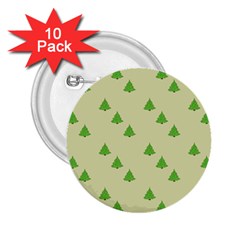 Christmas Wrapping Paper Pattern 2.25  Buttons (10 pack) 