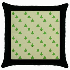 Christmas Wrapping Paper Pattern Throw Pillow Case (Black)