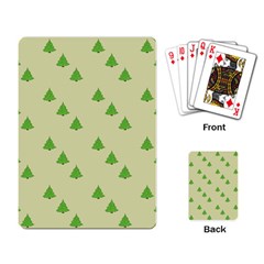 Christmas Wrapping Paper Pattern Playing Card