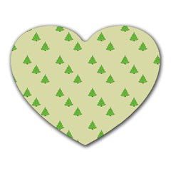 Christmas Wrapping Paper Pattern Heart Mousepads