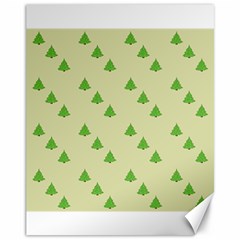 Christmas Wrapping Paper Pattern Canvas 11  x 14  