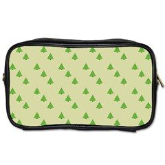 Christmas Wrapping Paper Pattern Toiletries Bags by Nexatart