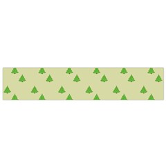 Christmas Wrapping Paper Pattern Flano Scarf (Small)