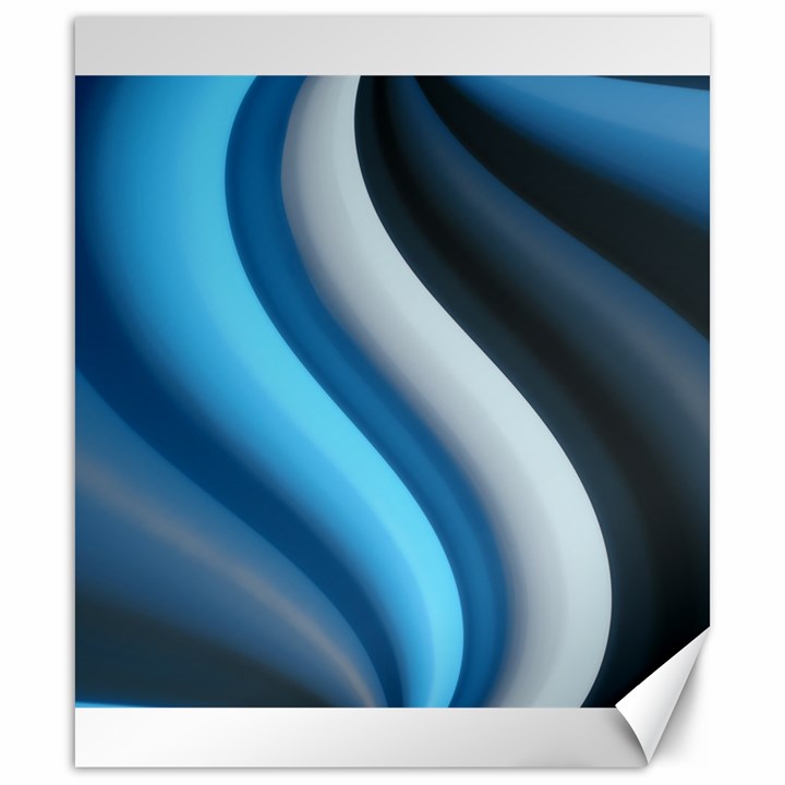 Abstract Pattern Lines Wave Canvas 20  x 24  