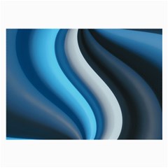 Abstract Pattern Lines Wave Large Glasses Cloth (2-side) by Nexatart