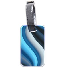 Abstract Pattern Lines Wave Luggage Tags (Two Sides)