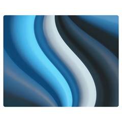 Abstract Pattern Lines Wave Double Sided Flano Blanket (medium)  by Nexatart