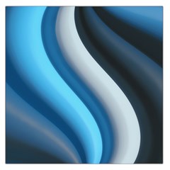 Abstract Pattern Lines Wave Large Satin Scarf (square) by Nexatart