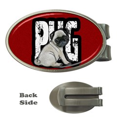 Pug Money Clips (oval) 