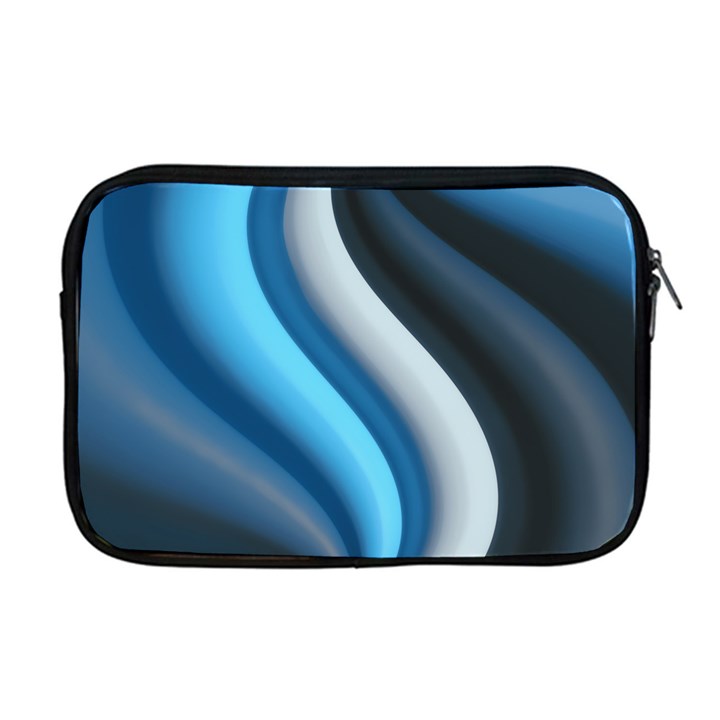 Abstract Pattern Lines Wave Apple MacBook Pro 17  Zipper Case