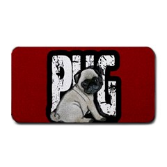 Pug Medium Bar Mats by Valentinaart