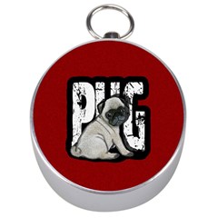 Pug Silver Compasses by Valentinaart