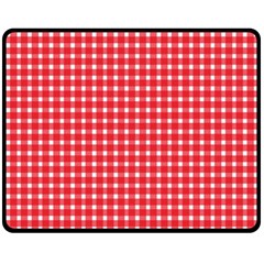 Pattern Diamonds Box Red Fleece Blanket (medium)  by Nexatart