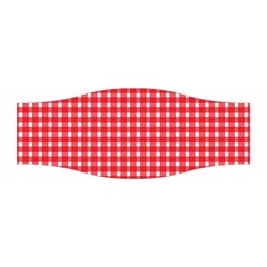 Pattern Diamonds Box Red Stretchable Headband by Nexatart