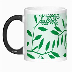 Leaves Foliage Green Wallpaper Morph Mugs by Nexatart