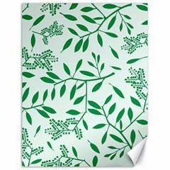 Leaves Foliage Green Wallpaper Canvas 18  X 24   by Nexatart