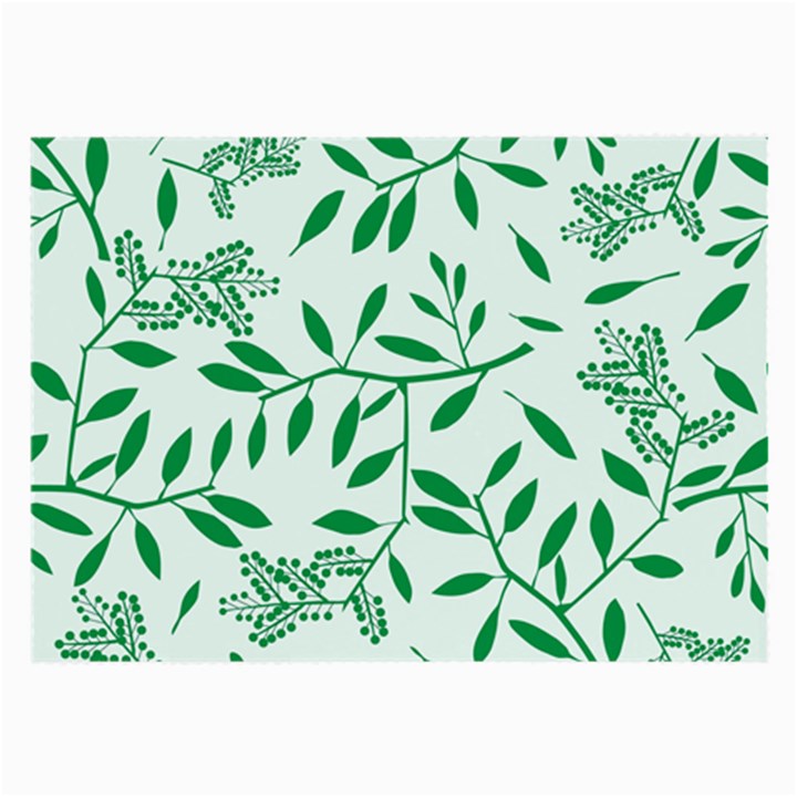 Leaves Foliage Green Wallpaper Large Glasses Cloth (2-Side)