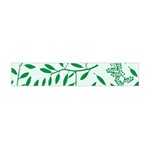 Leaves Foliage Green Wallpaper Flano Scarf (Mini) Front