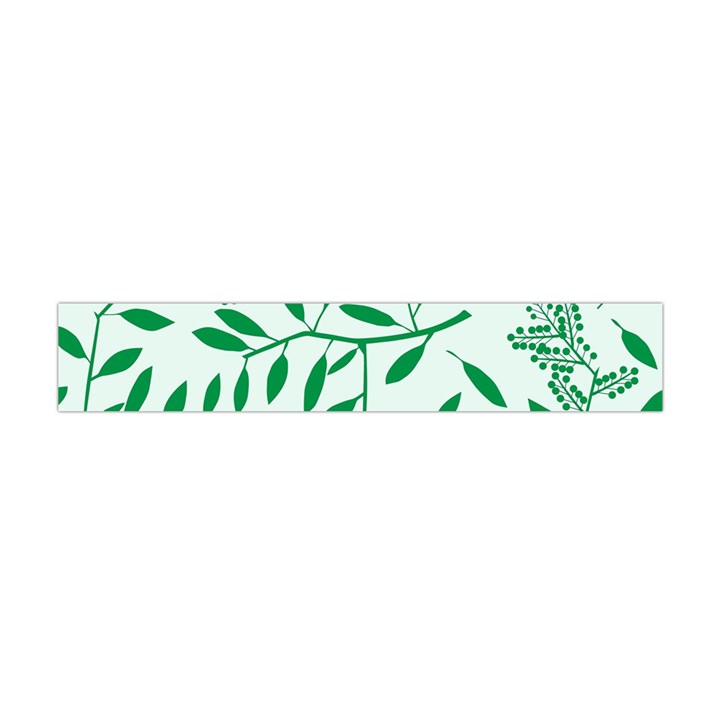 Leaves Foliage Green Wallpaper Flano Scarf (Mini)