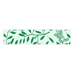 Leaves Foliage Green Wallpaper Velvet Scrunchie by Nexatart