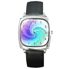 Background Colorful Scrapbook Paper Square Metal Watch by Nexatart