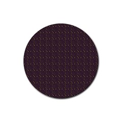 Pattern Background Star Rubber Coaster (round)  by Nexatart