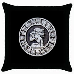 Pattern Motif Decor Throw Pillow Case (black) by Nexatart