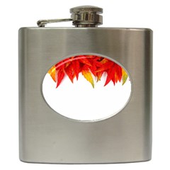 Abstract Autumn Background Bright Hip Flask (6 Oz) by Nexatart