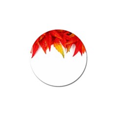 Abstract Autumn Background Bright Golf Ball Marker (4 Pack) by Nexatart