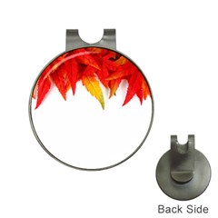 Abstract Autumn Background Bright Hat Clips With Golf Markers by Nexatart