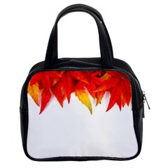 Abstract Autumn Background Bright Classic Handbags (2 Sides) by Nexatart