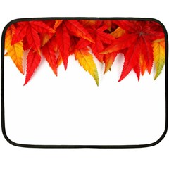 Abstract Autumn Background Bright Double Sided Fleece Blanket (mini)  by Nexatart