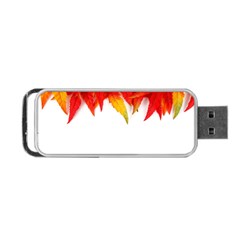 Abstract Autumn Background Bright Portable Usb Flash (one Side) by Nexatart