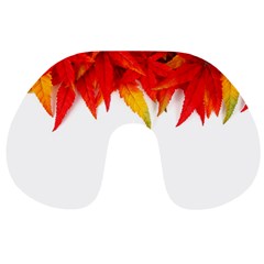 Abstract Autumn Background Bright Travel Neck Pillows by Nexatart