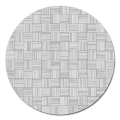 Flooring Household Pattern Magnet 5  (round) by Nexatart