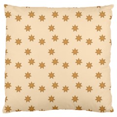 Pattern Gingerbread Star Large Cushion Case (one Side) by Nexatart