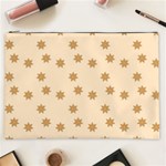 Pattern Gingerbread Star Cosmetic Bag (XXL)  Front