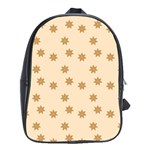 Pattern Gingerbread Star School Bags (XL)  Front