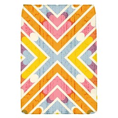 Line Pattern Cross Print Repeat Flap Covers (s)  by Nexatart