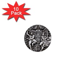 Pattern Motif Decor 1  Mini Buttons (10 pack) 