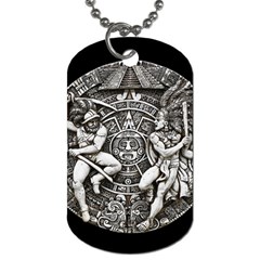 Pattern Motif Decor Dog Tag (one Side)