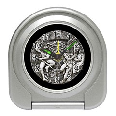 Pattern Motif Decor Travel Alarm Clocks by Nexatart