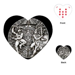 Pattern Motif Decor Playing Cards (Heart) 