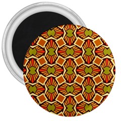 Geometry Shape Retro Trendy Symbol 3  Magnets by Nexatart