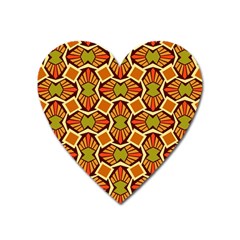 Geometry Shape Retro Trendy Symbol Heart Magnet by Nexatart