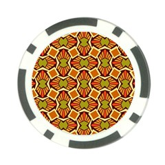 Geometry Shape Retro Trendy Symbol Poker Chip Card Guard (10 Pack) by Nexatart